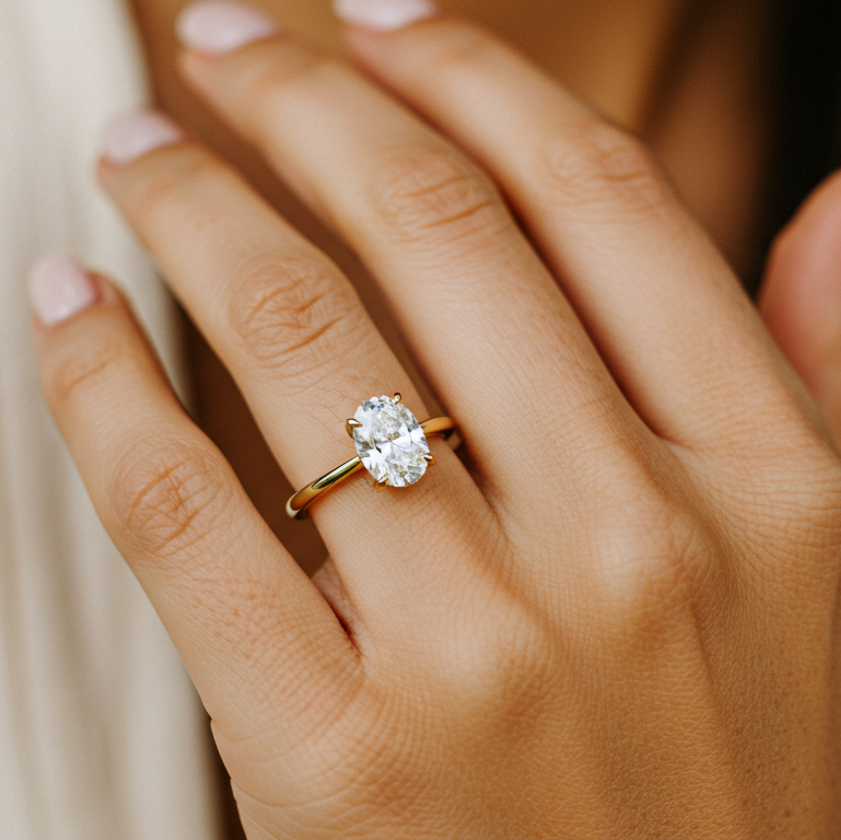 Oval Cut Engagement Ring