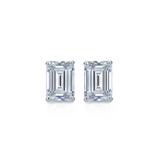 Emerald Cut Earrings