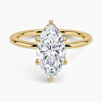 Marquise Cut Engagement Ring