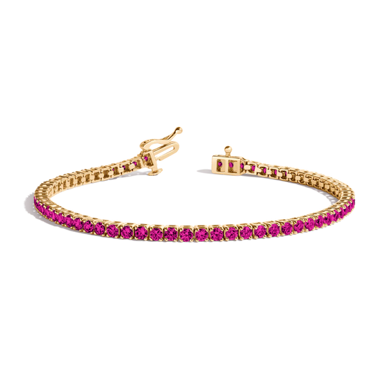 Ruby Tennis Bracelet