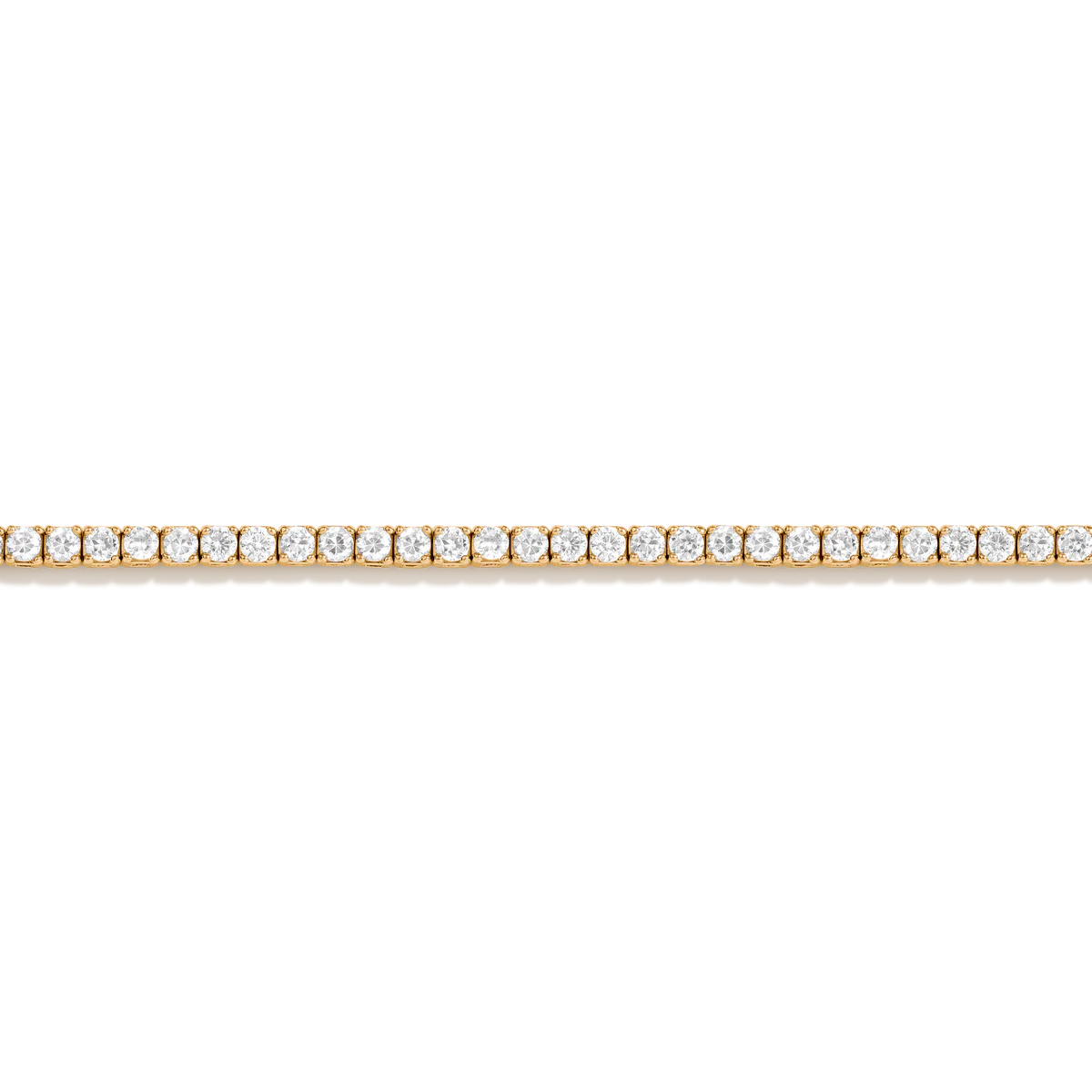 Yellow Gold Diamond Tennis Bracelet