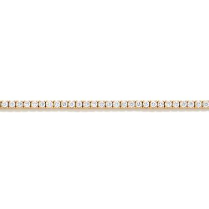 Yellow Gold Diamond Tennis Bracelet