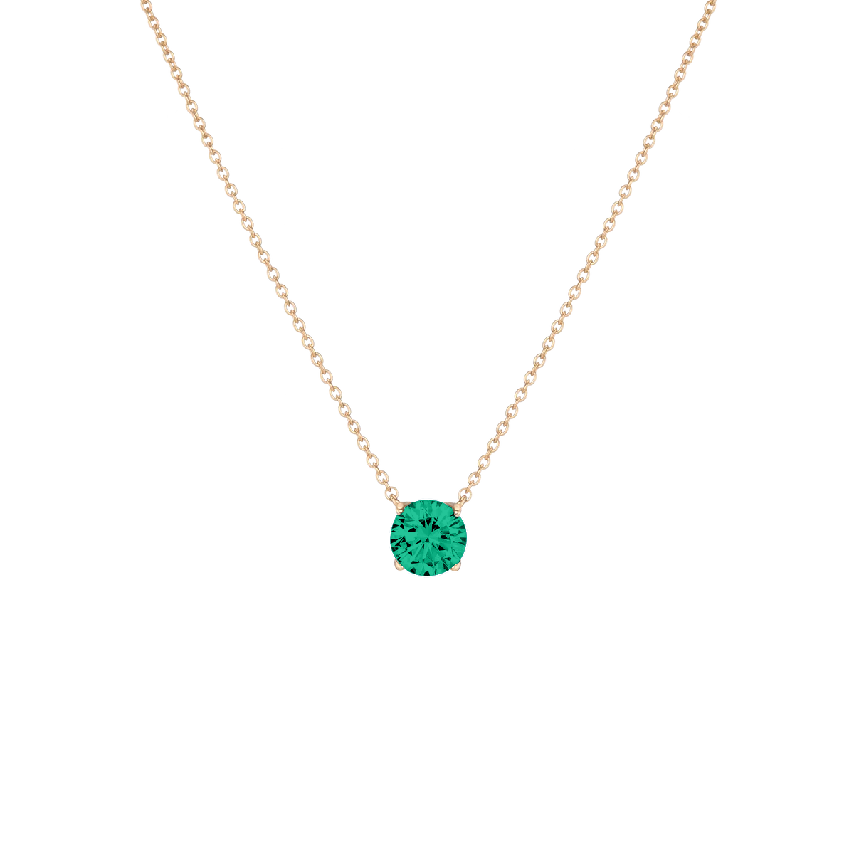 Emerald Pendant Necklace