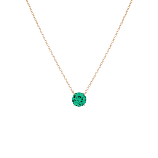 Emerald Pendant Necklace