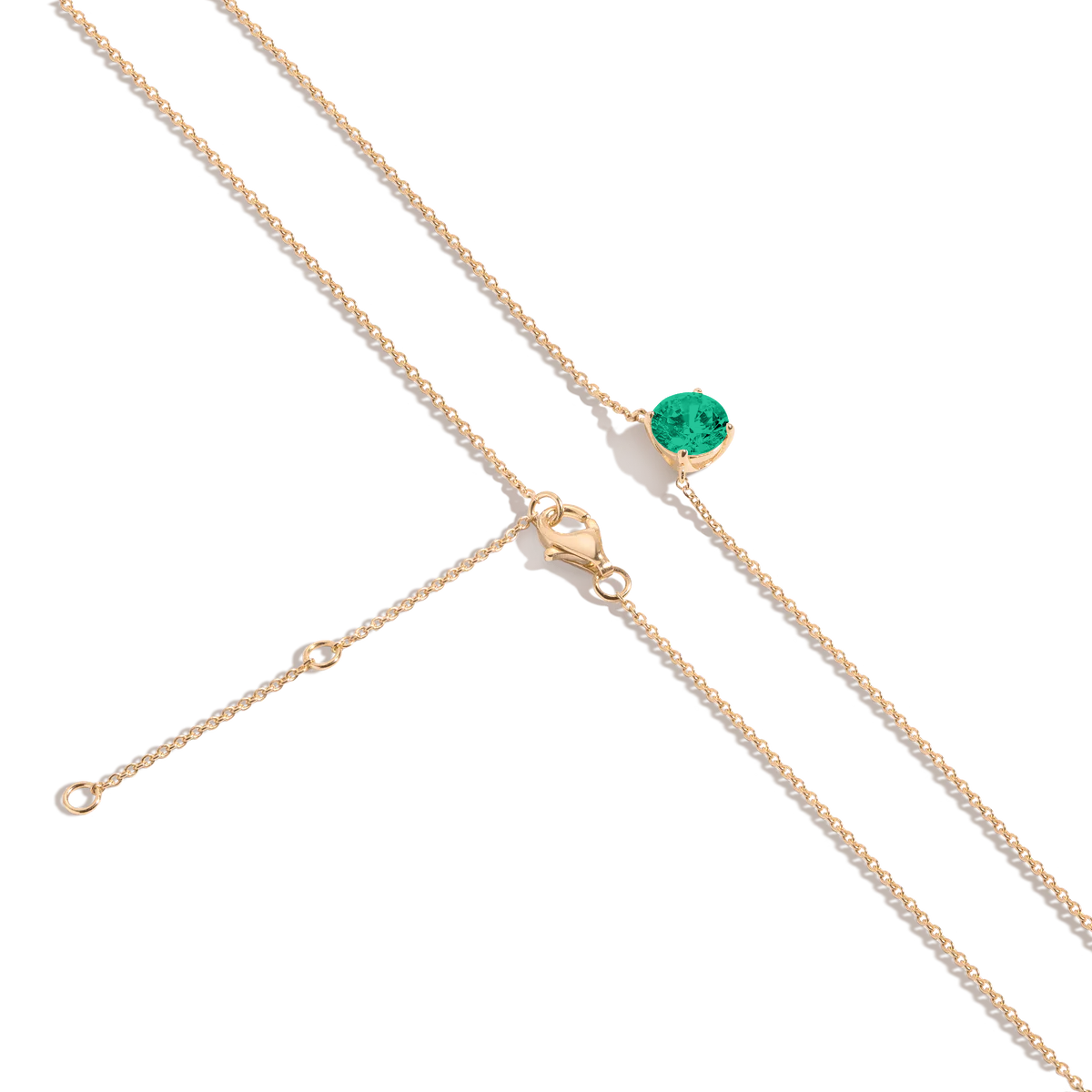 Emerald Pendant Necklace