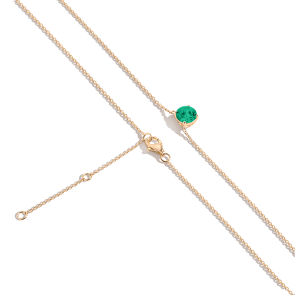 Emerald Pendant Necklace