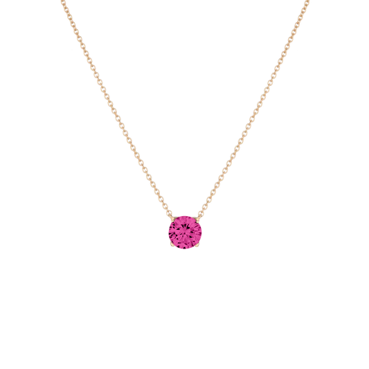 Ruby Pendant Necklace