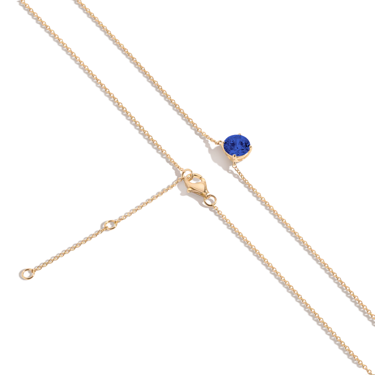 Sapphire Pendant Necklace