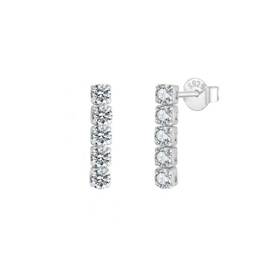 Bar drop earrings